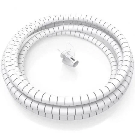 Aisens Organizador de Cables en Espiral 25mm Blanco 1.0m